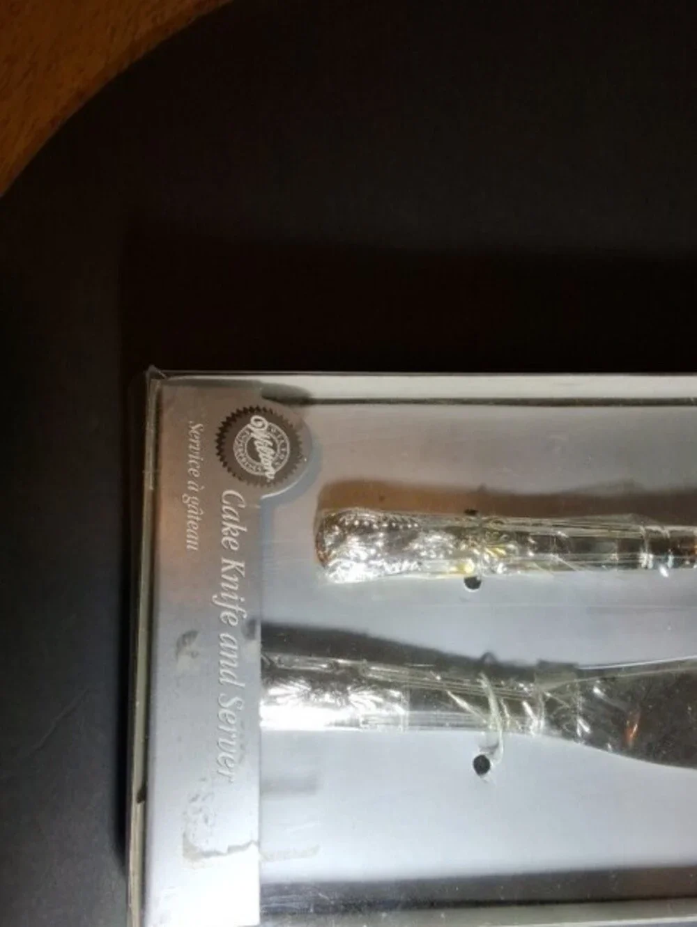 Wilton Silver Cake Knife and Server Set - Silver